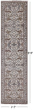 Ivory Turkish Oushak Handmade Wool Runner Rug - 2' 7" X 9' 9" - Golden Nile