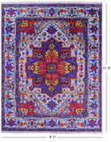 Heriz Serapi Handmade Wool & Silk Rug - 9' 1" X 11' 5" - Golden Nile