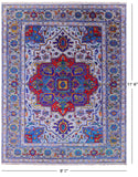 Heriz Serapi Handmade Wool & Silk Rug - 9' 1" X 11' 6" - Golden Nile