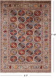 Turkmen Ersari Hand Knotted Wool Rug - 5' 7" X 7' 10" - Golden Nile