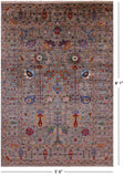 Peshawar Hand Knotted Wool Rug - 5' 6" X 8' 1" - Golden Nile