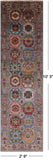 Turkmen Ersari Hand Knotted Wool Runner Rug - 2' 9" X 10' 3" - Golden Nile