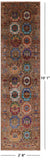Turkmen Ersari Hand Knotted Wool Runner Rug - 2' 8" X 10' 1" - Golden Nile