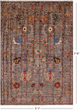 Peshawar Hand Knotted Wool Rug - 5' 1" X 7' 0" - Golden Nile
