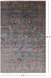 Peshawar Handmade Wool Rug - 6' 5" X 10' 3" - Golden Nile