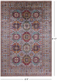 Turkmen Ersari Hand Knotted Wool Rug - 6' 9" X 9' 11" - Golden Nile