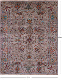 Peshawar Handmade Wool Rug - 5' 1" X 6' 8" - Golden Nile