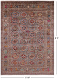Turkmen Ersari Hand Knotted Wool Rug - 5' 10" X 8' 2" - Golden Nile