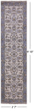Ivory Turkish Oushak Handmade Wool Runner Rug - 2' 7" X 9' 10" - Golden Nile