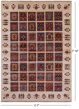Ivory Garden Design Persian Handmade Wool Rug - 5' 7" X 7' 10" - Golden Nile