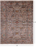 Peshawar Hand Knotted Wool Rug - 5' 9" X 7' 8" - Golden Nile