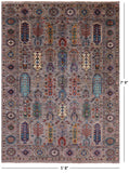 Turkmen Ersari Hand Knotted Wool Rug - 5' 8" X 7' 9" - Golden Nile