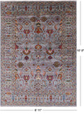 Peshawar Handmade Wool Rug - 6' 11" X 10' 0" - Golden Nile