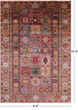 Tribal Persian Hand Knotted Wool Rug - 6' 9" X 10' 0" - Golden Nile