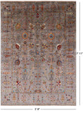 Persian Tabriz Hand Knotted Wool Rug - 5' 8" X 7' 11" - Golden Nile