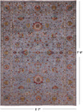 Peshawar Hand Knotted Wool Rug - 5' 7" X 7' 9" - Golden Nile