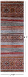 Khorjin Persian Gabbeh Hand Knotted Wool Runner Rug - 2' 10" X 8' 7" - Golden Nile