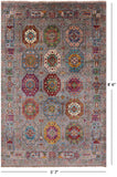 Turkmen Ersari Hand Knotted Wool Rug - 5' 7" X 8' 6" - Golden Nile