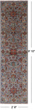 Grey Peshawar Hand Knotted Wool Runner Rug - 2' 8" X 9' 10" - Golden Nile