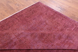 Full Pile Overdyed Hand Knotted Wool Rug - 8' 10" X 11' 9" - Golden Nile