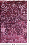 Contemporary Handmade Wool & Silk Rug - 4' 10" X 7' 7" - Golden Nile