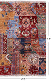 Super Kazak Hand Knotted Wool Rug - 2' 9" X 4' 3" - Golden Nile