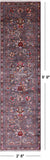 Grey Peshawar Hand Knotted Wool Runner Rug - 2' 8" X 9' 9" - Golden Nile