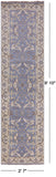 Turkish Oushak Hand Knotted Wool Runner Rug - 2' 7" X 9' 10" - Golden Nile