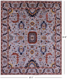 Persian Fine Serapi Hand Knotted Wool Rug - 8' 1" X 9' 9" - Golden Nile