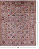 Peshawar Hand Knotted Wool Rug - 9' 0" X 11' 7" - Golden Nile