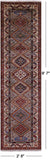 Super Kazak Handmade Wool Runner Rug - 2' 8" X 9' 7" - Golden Nile