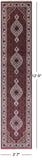 Bijar Hand Knotted Wool & Silk Runner Rug - 2' 7" X 12' 0" - Golden Nile