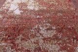 Contemporary Hand Knotted Wool & Silk Rug - 8' 9" X 11' 9" - Golden Nile