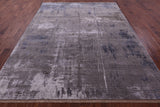 SUPER SALE Abstract Modern Hand Knotted Wool & Silk Rug - 8' 0" X 10' 3"