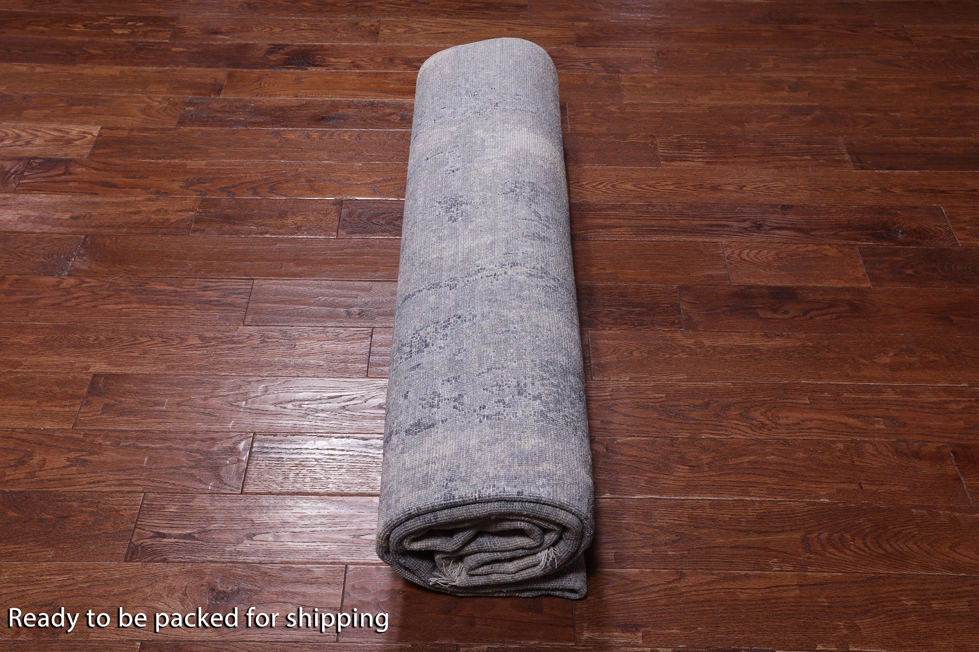 SUPER SALE Abstract Modern Hand Knotted Wool & Silk Rug - 7' 10" X 10' 0"