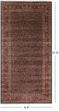 Blue Persian Hill Herati Handmade Wool Rug - 6' 0" X 12' 2" - Golden Nile