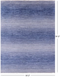 Savannah Grass Hand Knotted Wool Rug - 10' 2" X 14' 2" - Golden Nile