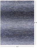 Savannah Grass Handmade Wool Rug - 8' 0" X 9' 10" - Golden Nile