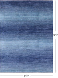 Savannah Grass Hand Knotted Wool Rug - 8' 11" X 12' 1" - Golden Nile
