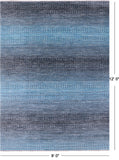 Savannah Grass Hand Knotted Wool Rug - 9' 0" X 12' 0" - Golden Nile