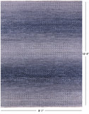 Savannah Grass Hand Knotted Wool Rug - 8' 1" X 10' 4" - Golden Nile