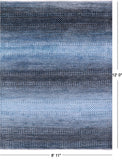 Savannah Grass Hand Knotted Wool Rug - 8' 11" X 12' 0" - Golden Nile