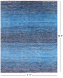 Savannah Grass Hand Knotted Wool Rug - 7' 11" X 10' 4" - Golden Nile