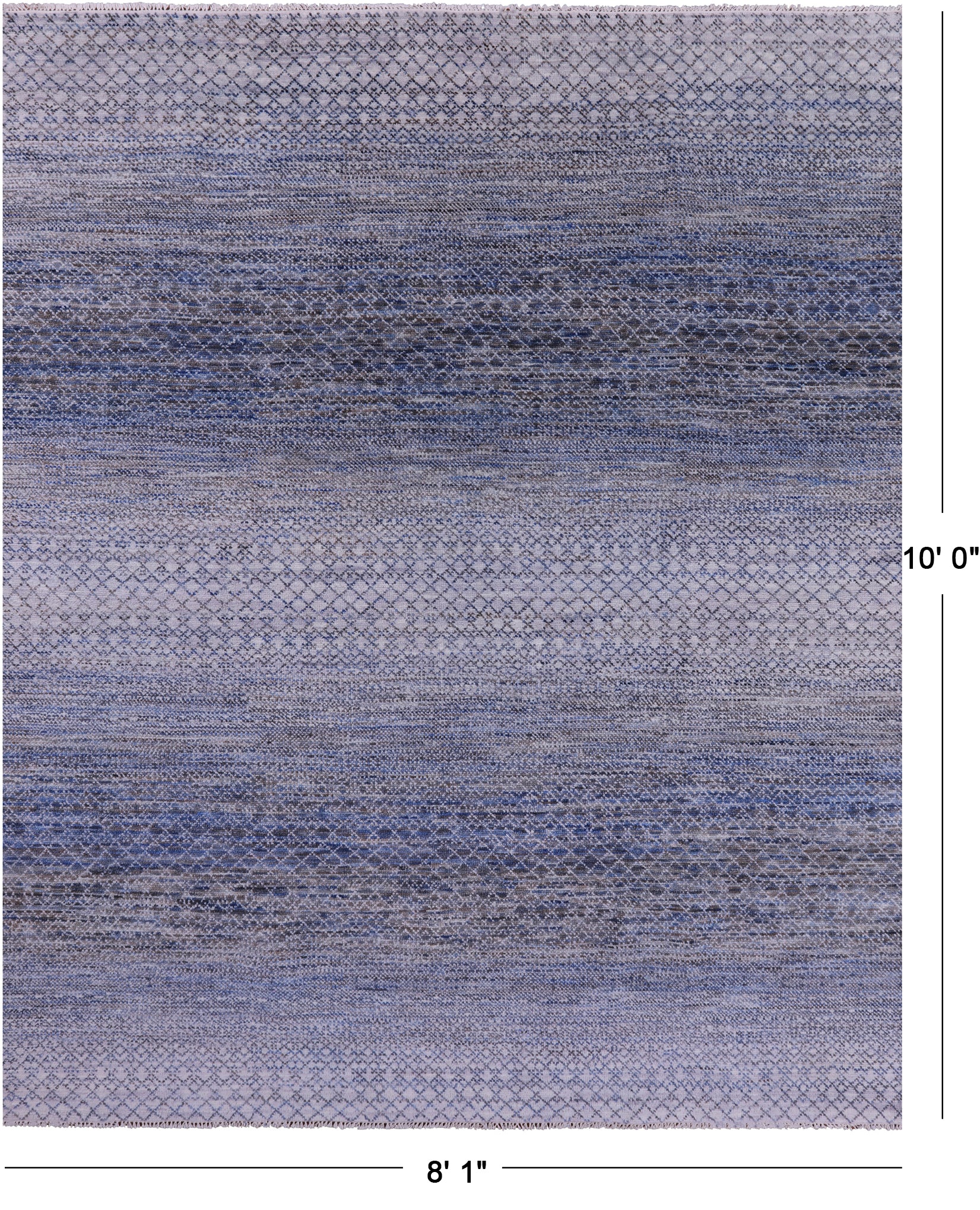 Savannah Grass Handmade Wool Rug - 8' 1" X 10' 0" - Golden Nile