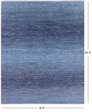 Savannah Grass Hand Knotted Wool Rug - 8' 0" X 10' 5" - Golden Nile