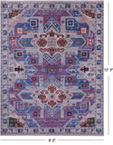 Kazak Hand Knotted Wool Rug - 9' 2" X 12' 3" - Golden Nile