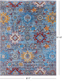 Grey Turkish Oushak Hand Knotted Wool Rug - 9' 1" X 11' 11" - Golden Nile
