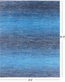 Savannah Grass Hand Knotted Wool Rug - 8' 0" X 10' 3" - Golden Nile