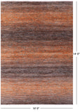 Savannah Grass Hand Knotted Wool Rug - 10' 0" X 14' 0" - Golden Nile