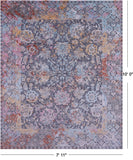 Persian Hand Knotted Wool & Silk Rug - 7' 11" X 10' 0" - Golden Nile